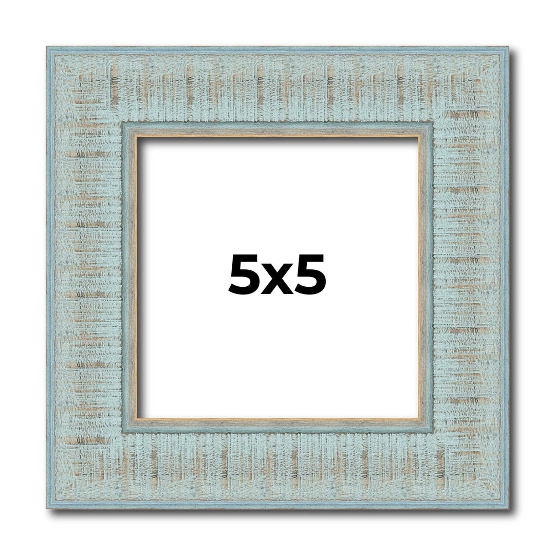 5x5 Refined Picture Frame, UV Resistant Acrylic, Available in 5 Finishes Image 1