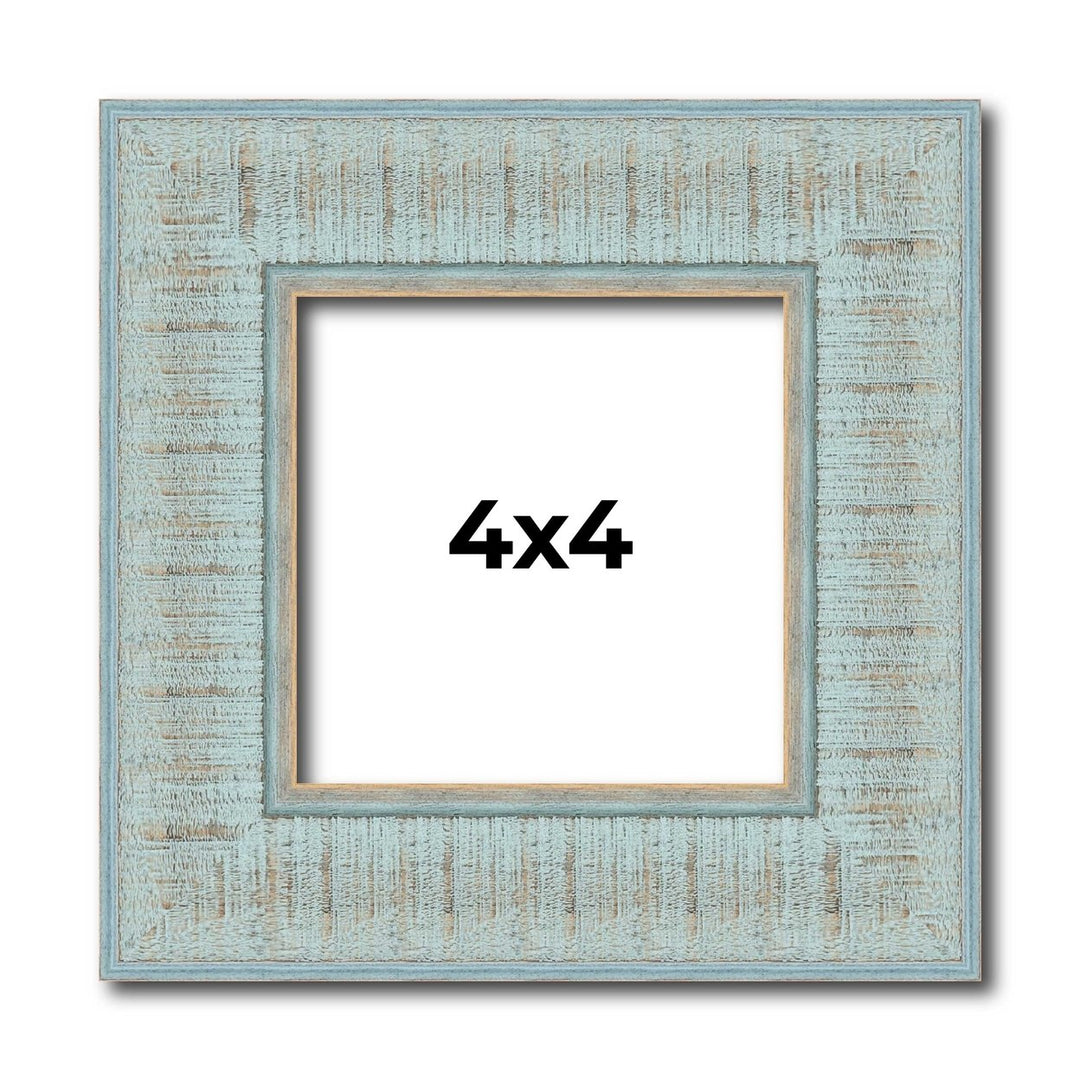 4x4 Refined Picture Frame, UV Resistant Acrylic, Available in 5 Finishes Image 1