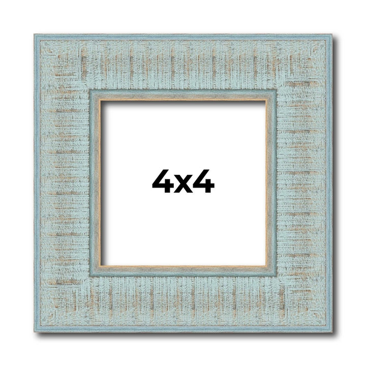 4x4 Refined Picture Frame, UV Resistant Acrylic, Available in 5 Finishes Image 1