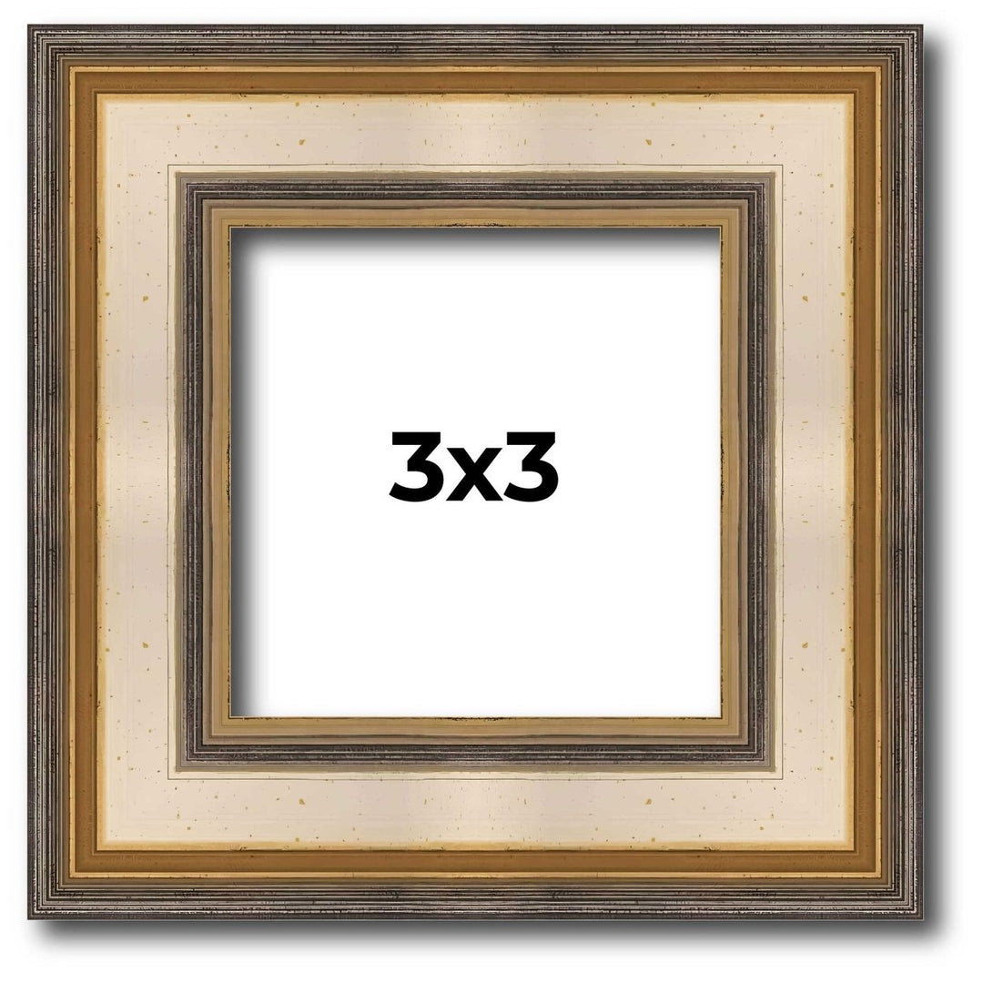 3x3 Refined Picture Frame, UV Resistant Acrylic, Available in 5 Finishes Image 1