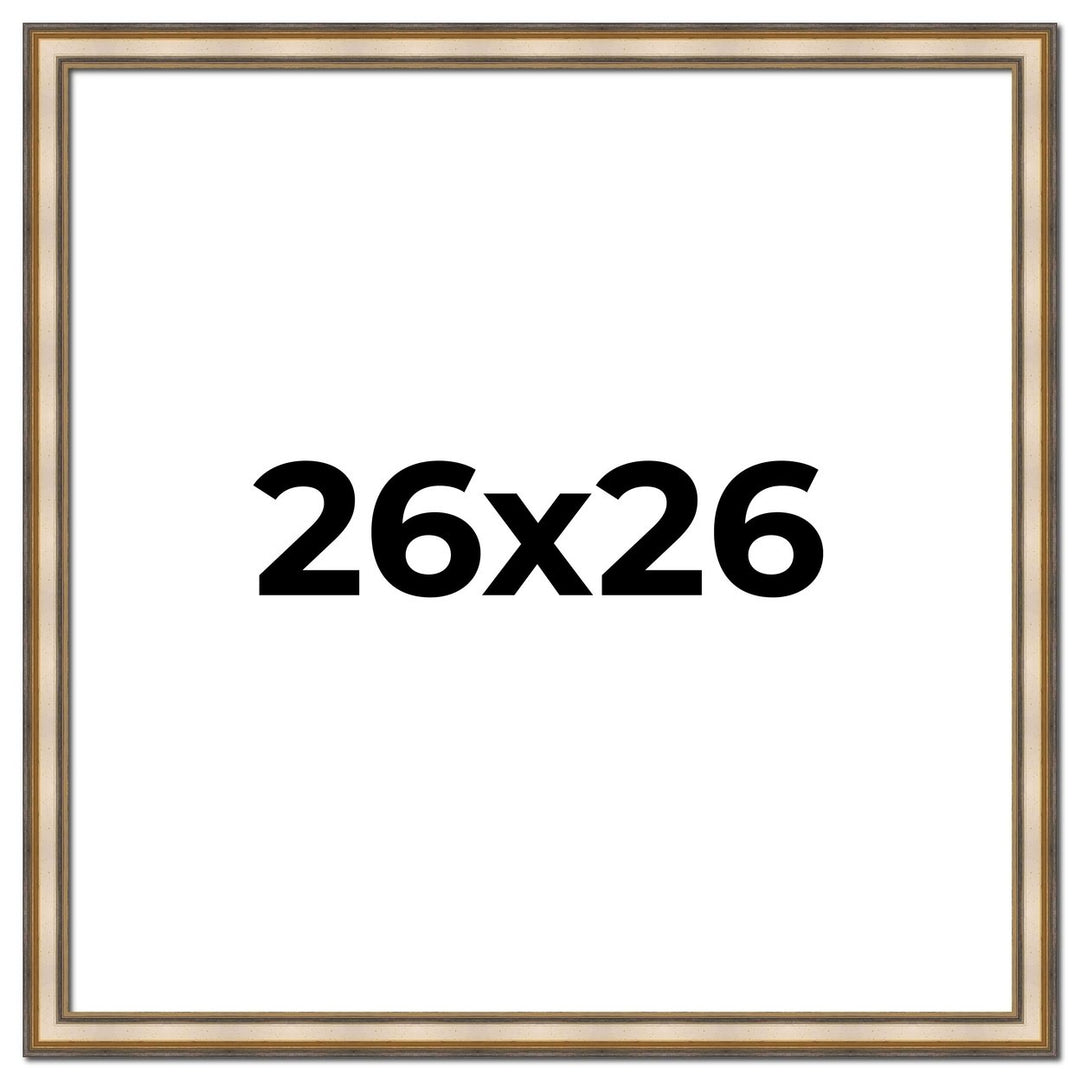 26x26 Refined Picture Frame, UV Resistant Acrylic, Available in 5 Finishes Image 1