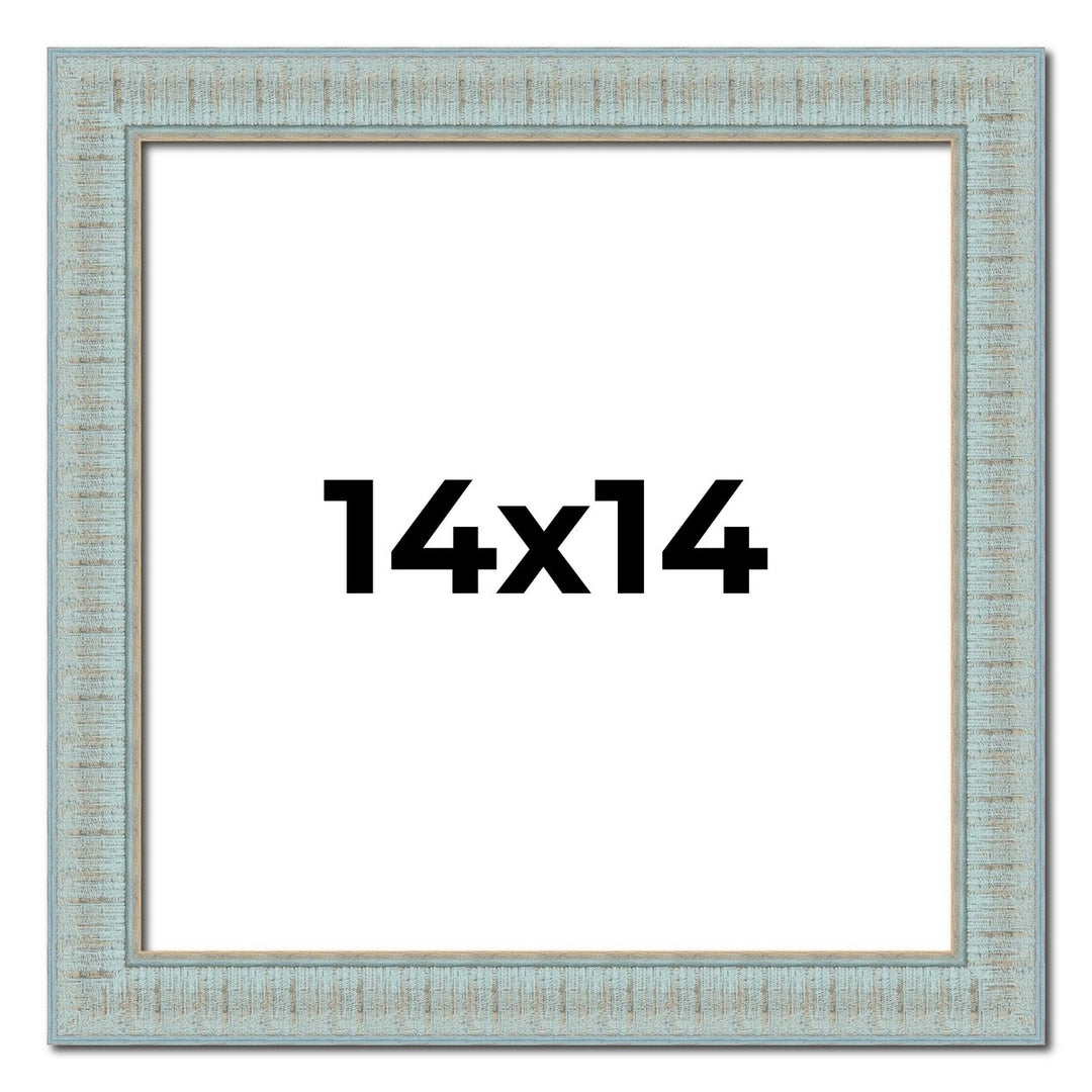 14x14 Refined Picture Frame, UV Resistant Acrylic, Available in 5 Finishes Image 1