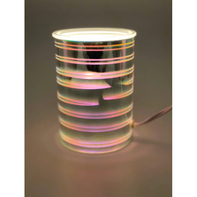 Electric Glass Tart Warmer with 3D Art-Stripes, , , Image 2