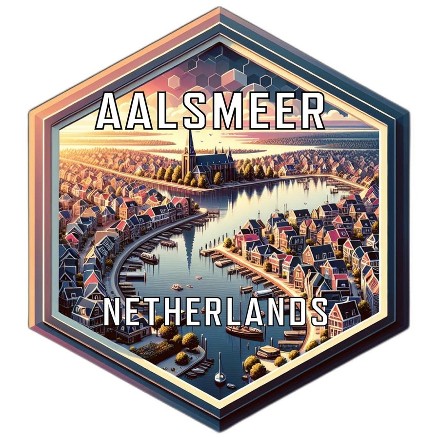 Aalsmeer Netherlands Travel Destination Souvenir Vinyl Decal Sticker Image 1