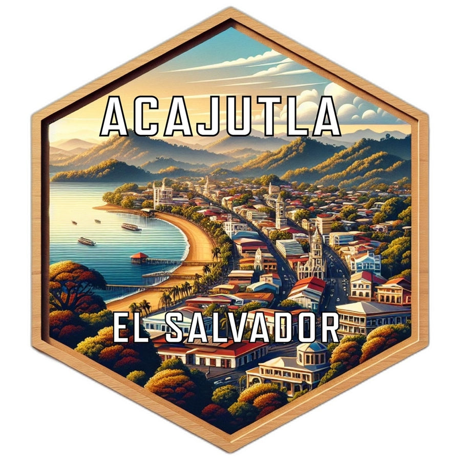 Acajutla El Salvador Travel Destination Souvenir Vinyl Decal Sticker Image 1