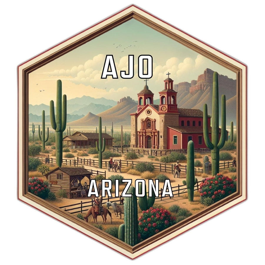 Ajo Arizona Travel Destination Souvenir Vinyl Decal Sticker Image 1