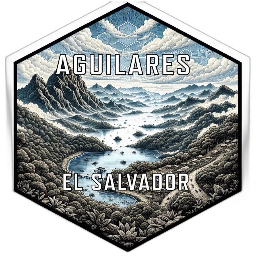 Aguilares El Salvador Travel Destination Souvenir Vinyl Decal Sticker Image 1