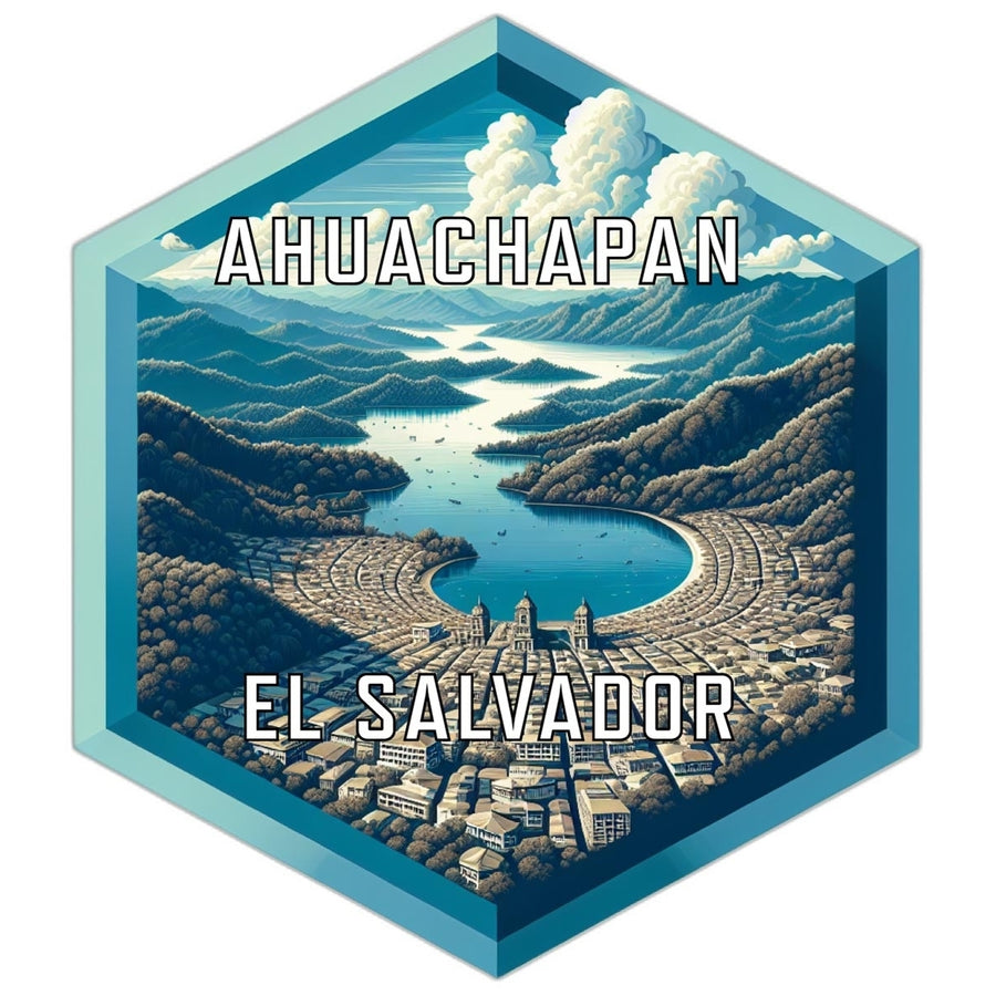 Ahuachapan El Salvador Travel Destination Souvenir Vinyl Decal Sticker Image 1