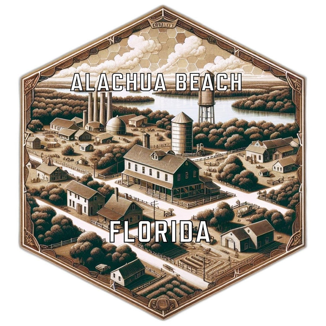 Alachua Beach Florida Travel Destination Souvenir Vinyl Decal Sticker Image 1