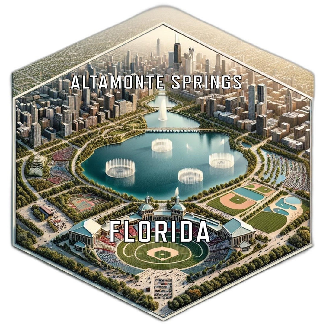 Altamonte Springs Florida Travel Destination Souvenir Vinyl Decal Sticker Image 1