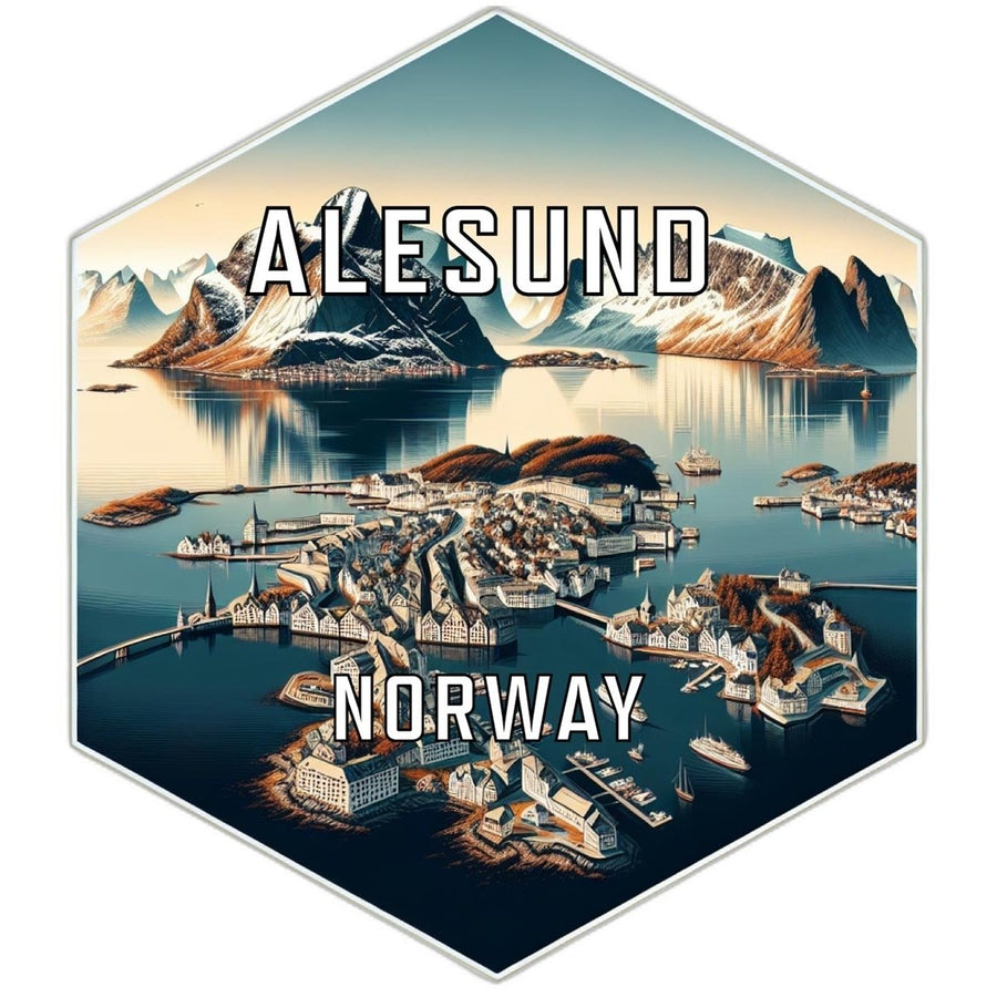 Alesund Norway Travel Destination Souvenir Vinyl Decal Sticker Image 1