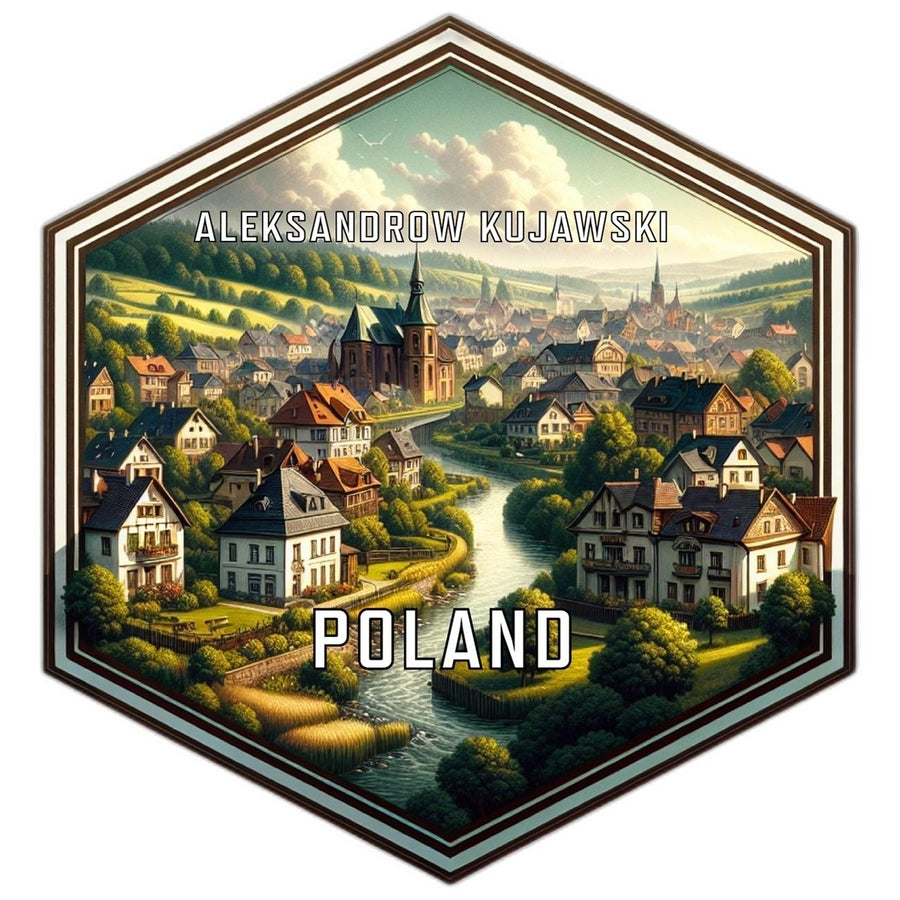 Aleksandrow Kujawski Poland Travel Destination Souvenir Vinyl Decal Sticker Image 1