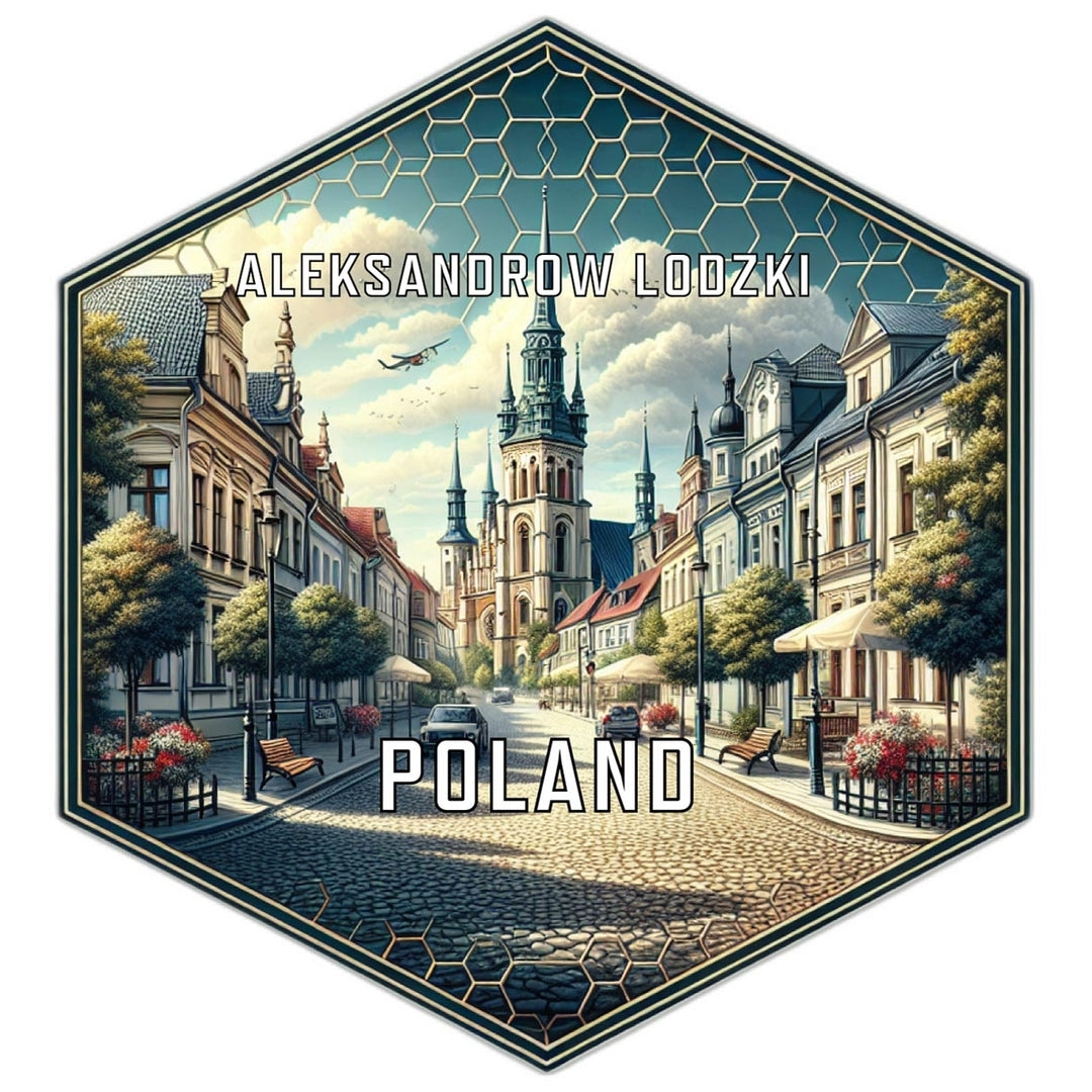 Aleksandrow Lodzki Poland Travel Destination Souvenir Vinyl Decal Sticker Image 1