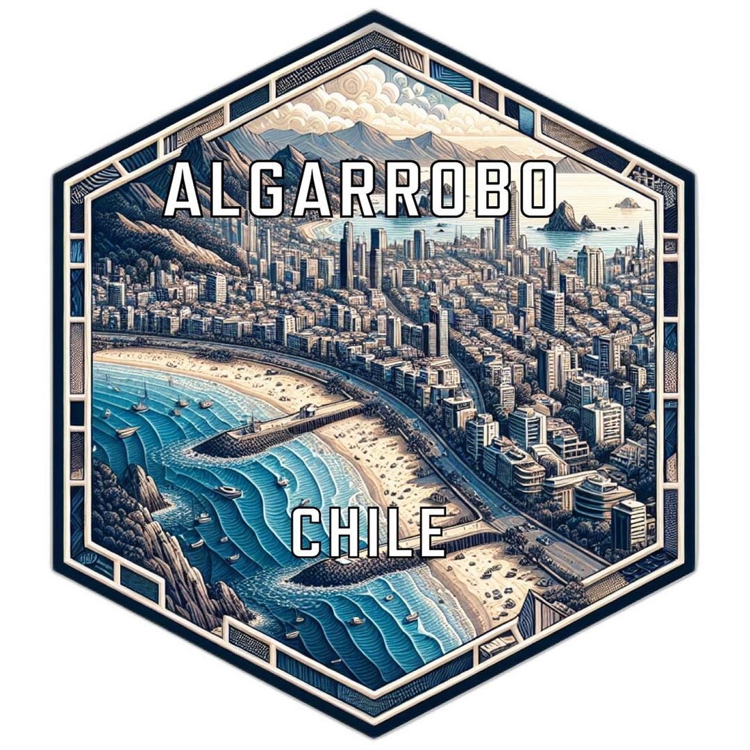 Algarrobo Chile Travel Destination Souvenir Vinyl Decal Sticker Image 1