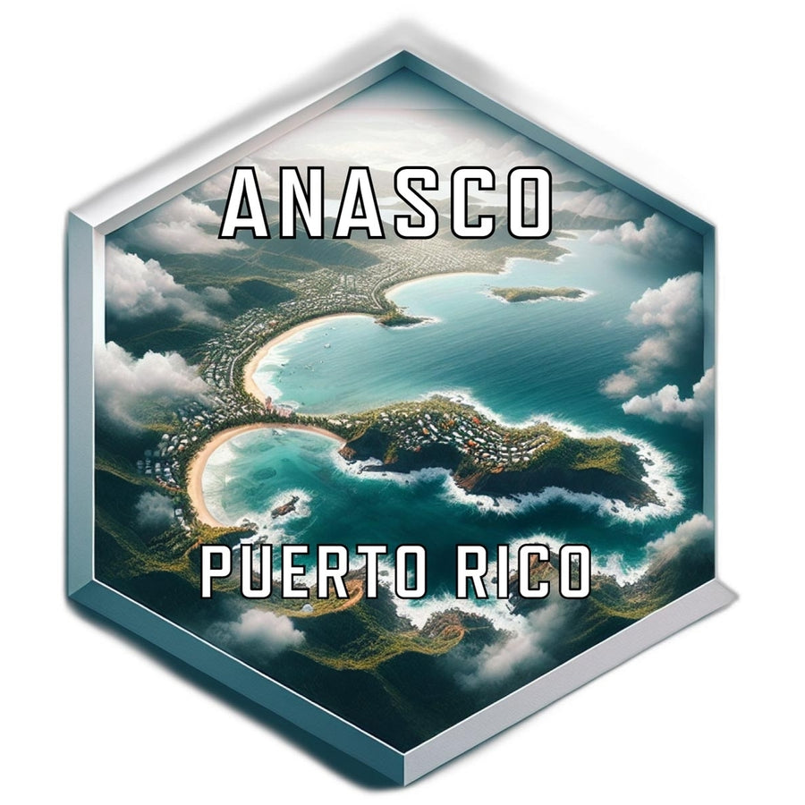 Anasco Puerto Rico Travel Destination Souvenir Vinyl Decal Sticker Image 1