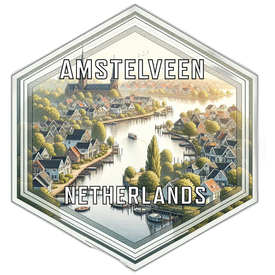 Amstelveen Netherlands Travel Destination Souvenir Vinyl Decal Sticker Image 1