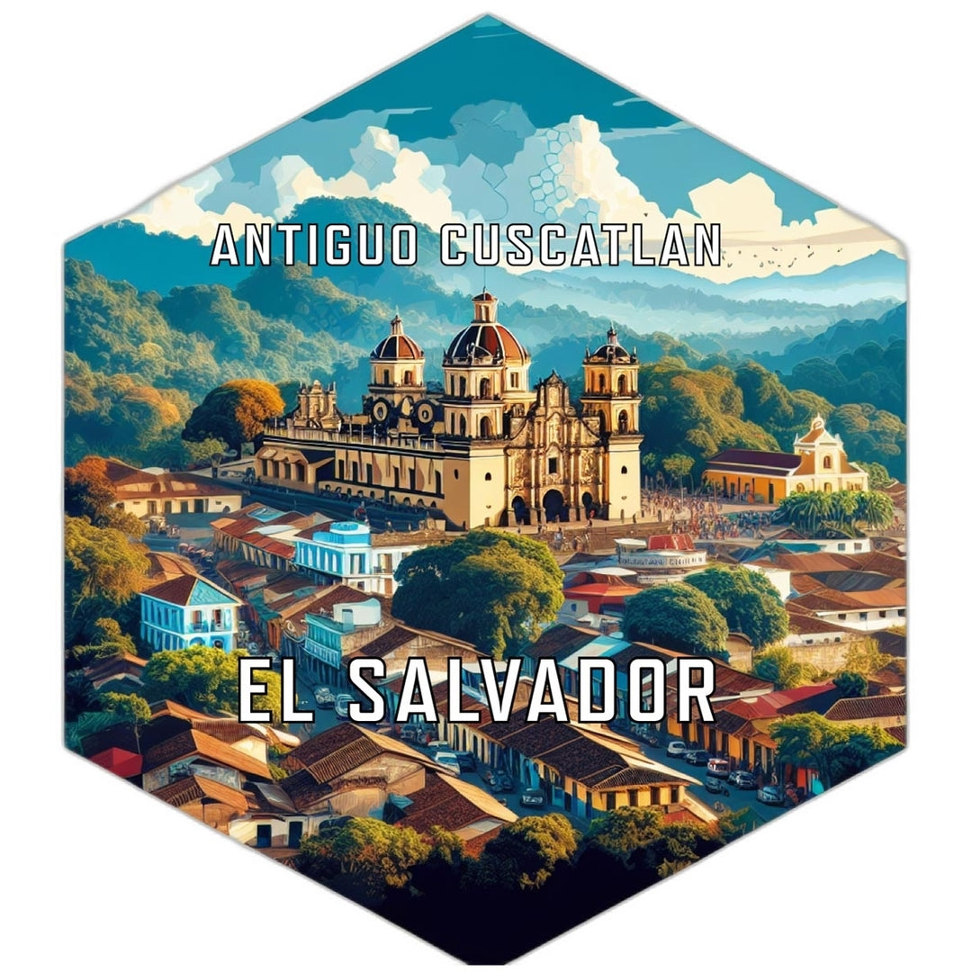 Antiguo Cuscatlan El Salvador Travel Destination Souvenir Vinyl Decal Sticker Image 1