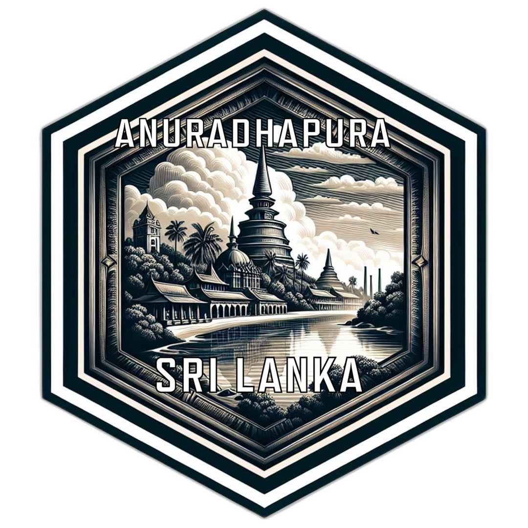 Anuradhapura Sri Lanka Travel Destination Souvenir Vinyl Decal Sticker Image 1