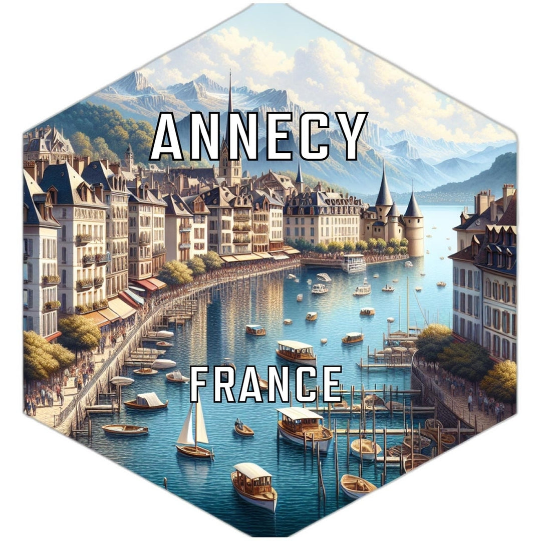 Annecy France Travel Destination Souvenir Vinyl Decal Sticker Image 1