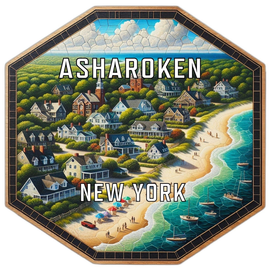 Asharoken York Travel Destination Souvenir Vinyl Decal Sticker Image 1