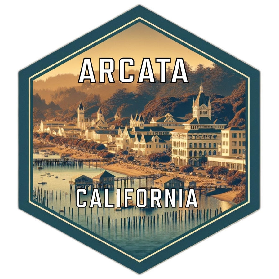 Arcata California Travel Destination Souvenir Vinyl Decal Sticker Image 1