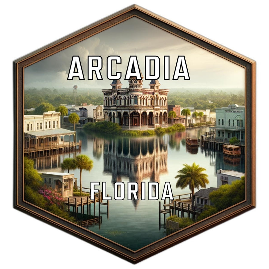 Arcadia Florida Travel Destination Souvenir Vinyl Decal Sticker Image 1