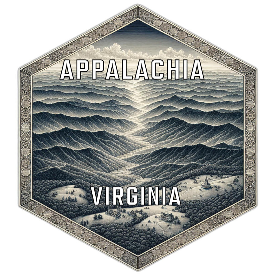 Appalachia Virginia Travel Destination Souvenir Vinyl Decal Sticker Image 1