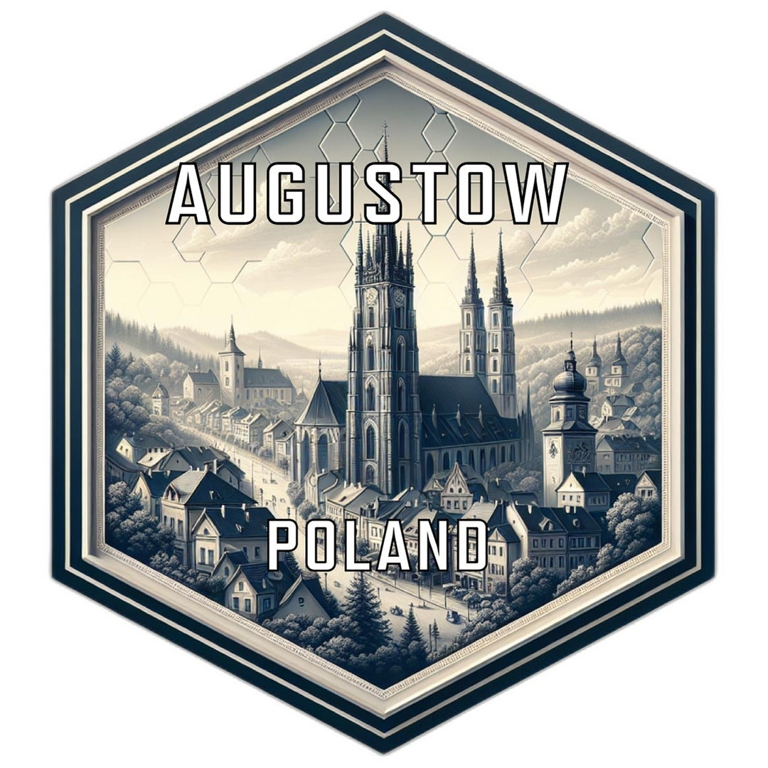 Augustow Poland Travel Destination Souvenir Vinyl Decal Sticker Image 1