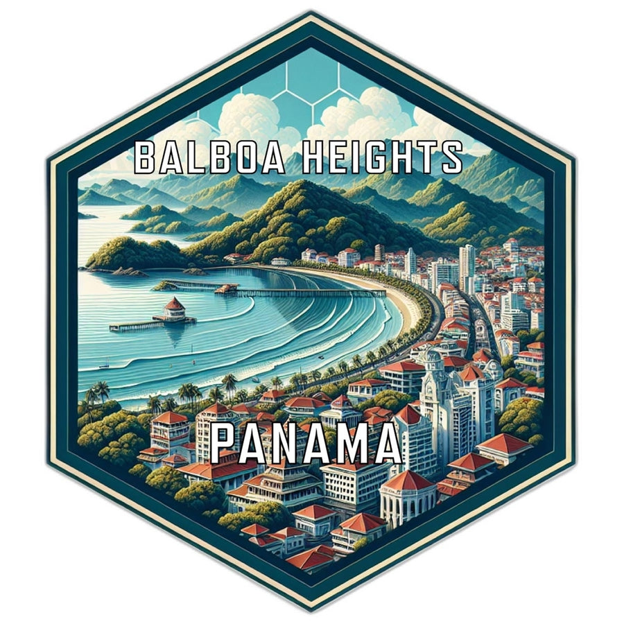 Balboa Heights Panama Travel Destination Souvenir Vinyl Decal Sticker Image 1