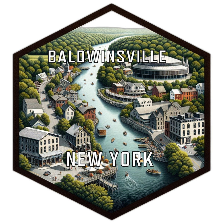 Baldwinsville York Travel Destination Souvenir Vinyl Decal Sticker Image 1