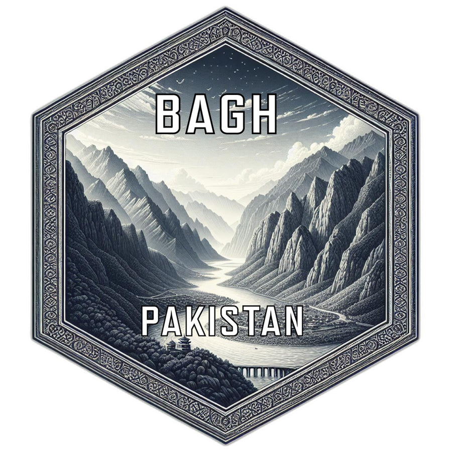 Bagh Pakistan Travel Destination Souvenir Vinyl Decal Sticker Image 1