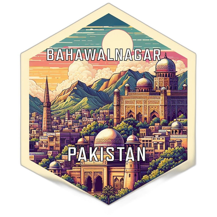 Bahawalnagar Pakistan Travel Destination Souvenir Vinyl Decal Sticker Image 1