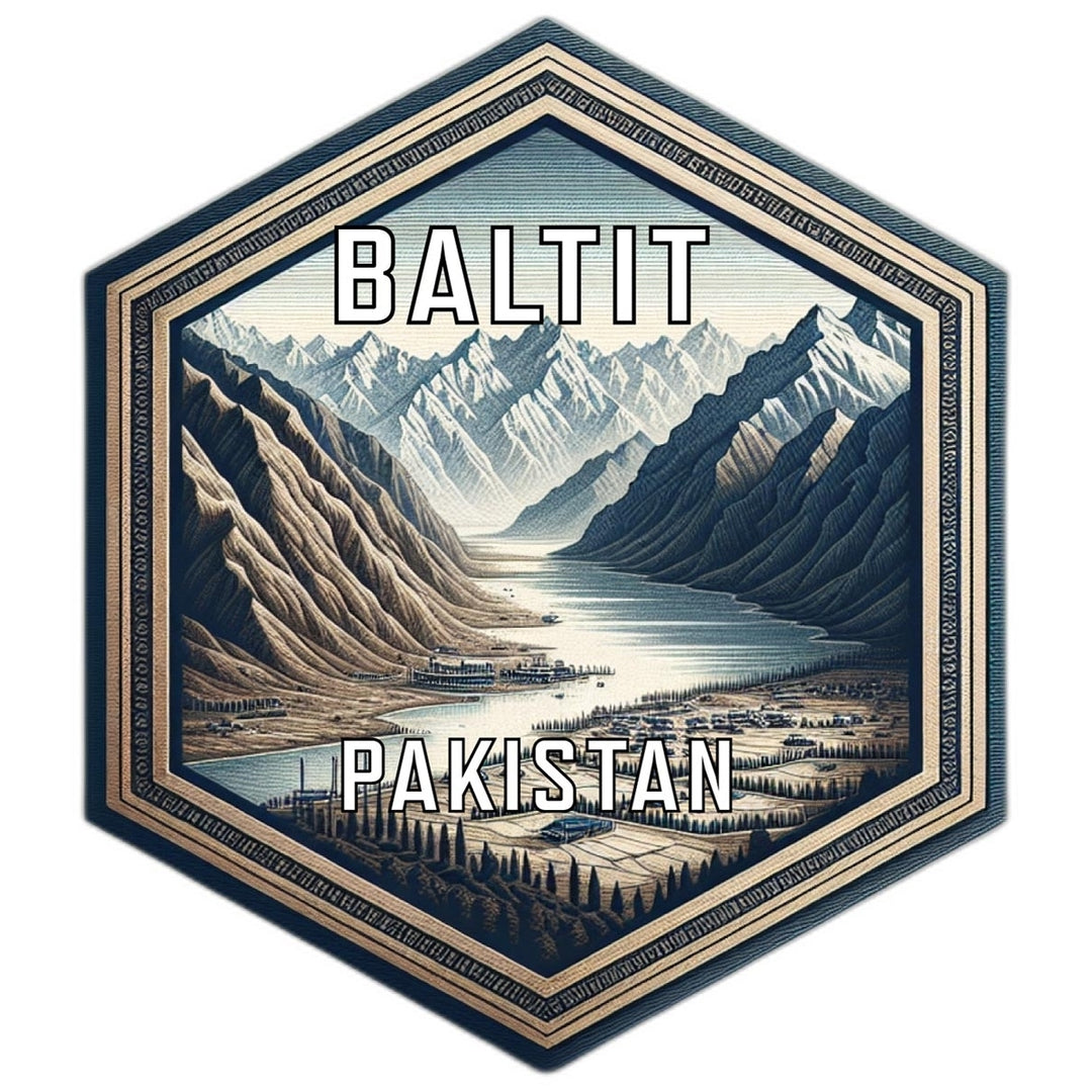 Baltit Pakistan Travel Destination Souvenir Vinyl Decal Sticker Image 1