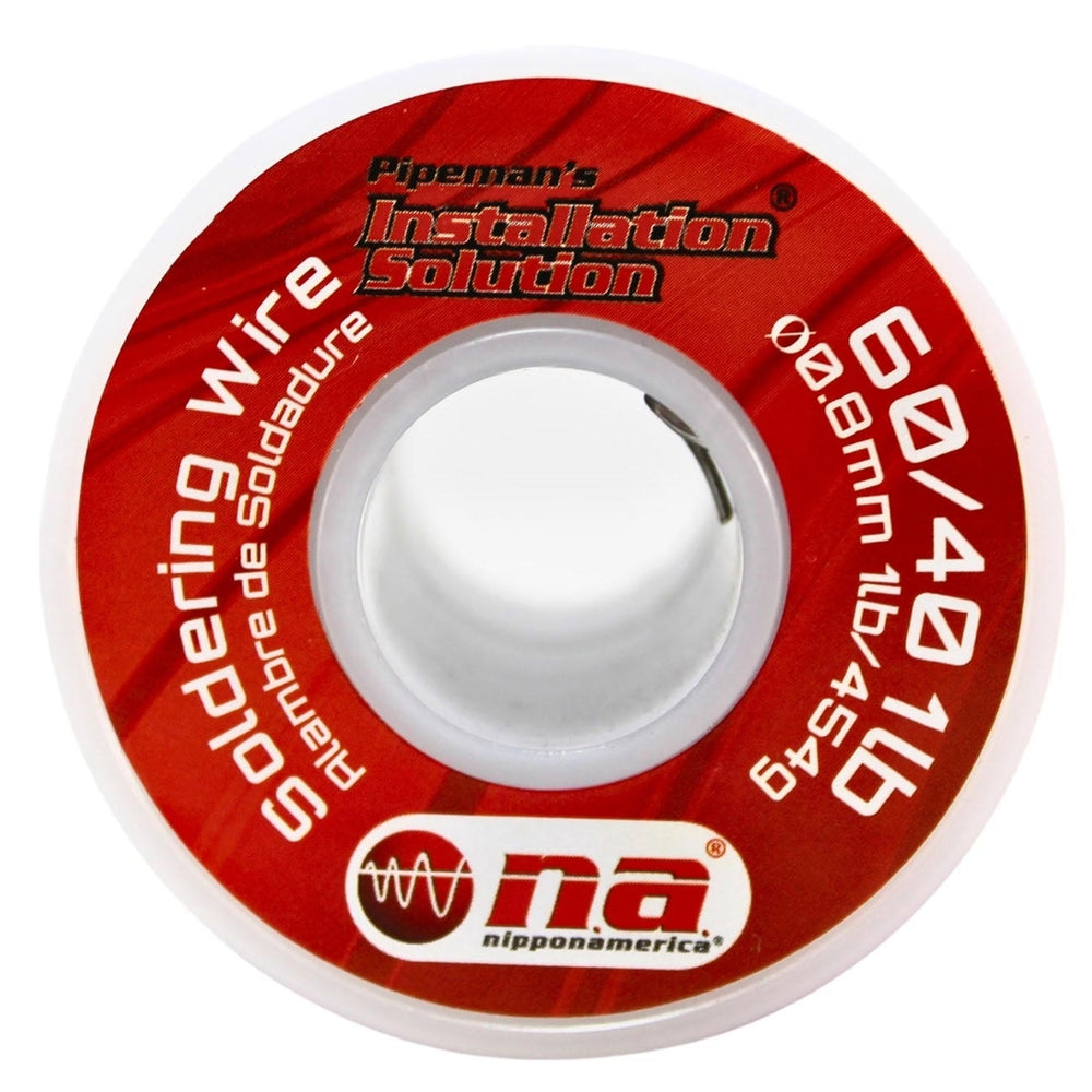 Rosin Core Solder Wire 1 LB Spool -60% Rosin, 40% Lead, 0.8mm, Ideal for Electronics and DIY Projects, Pipemans Image 2