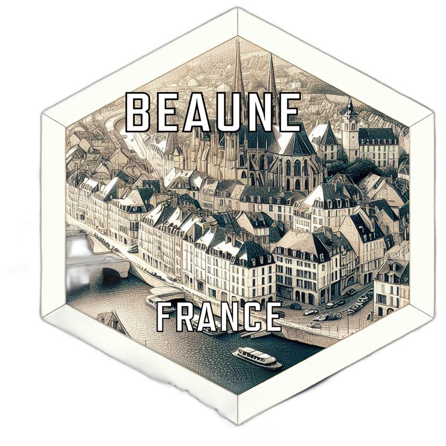 Beaune France Travel Destination Souvenir Vinyl Decal Sticker Image 1