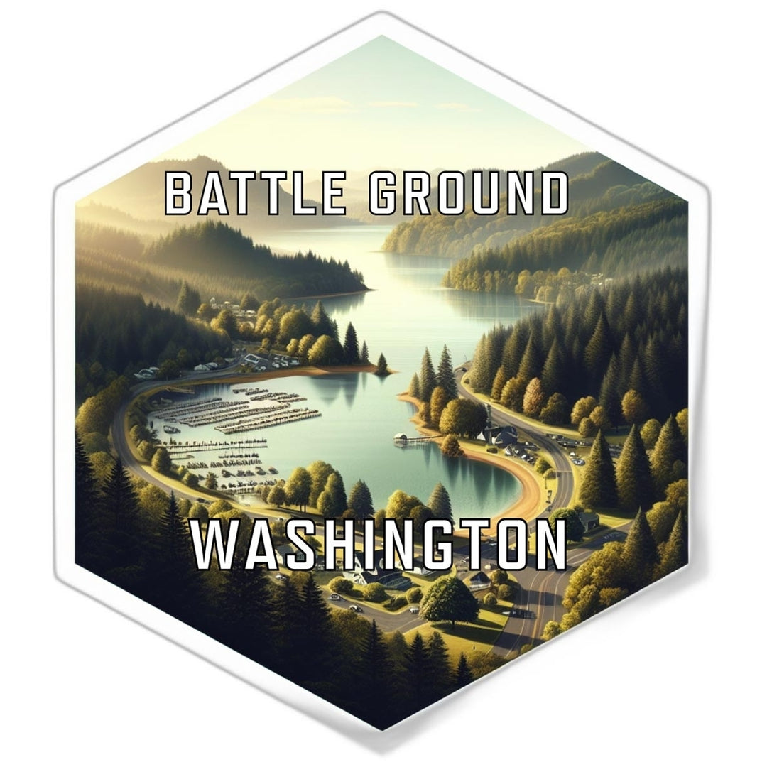 Battle Ground Washington Travel Destination Souvenir Vinyl Decal Sticker Image 1