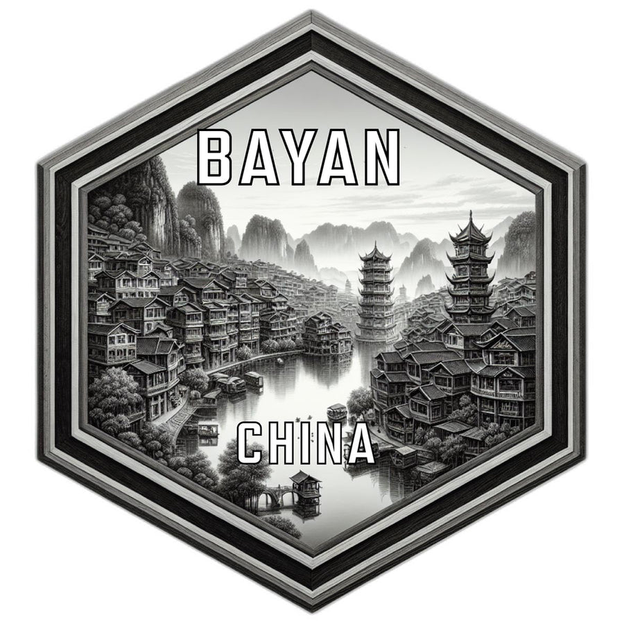 Bayan China Travel Destination Souvenir Vinyl Decal Sticker Image 1