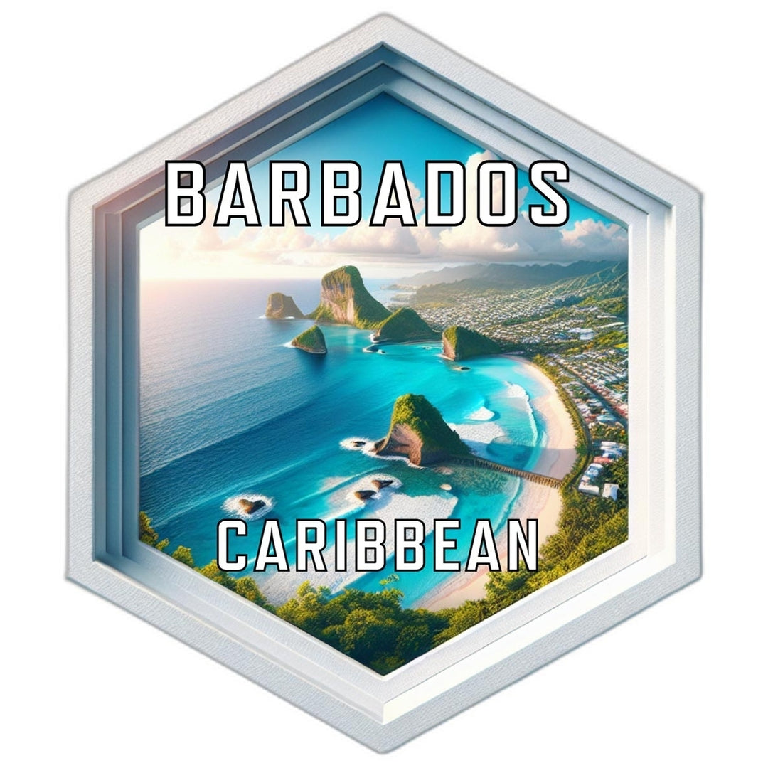 Barbados Caribbean Travel Destination Souvenir Vinyl Decal Sticker Image 1