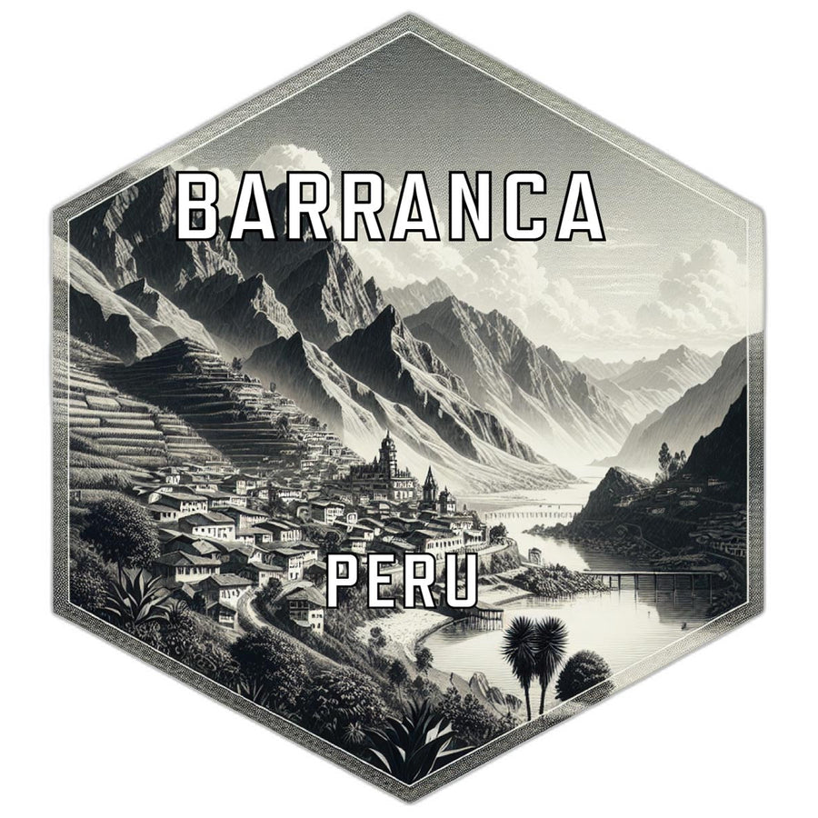 Barranca Peru Travel Destination Souvenir Vinyl Decal Sticker Image 1