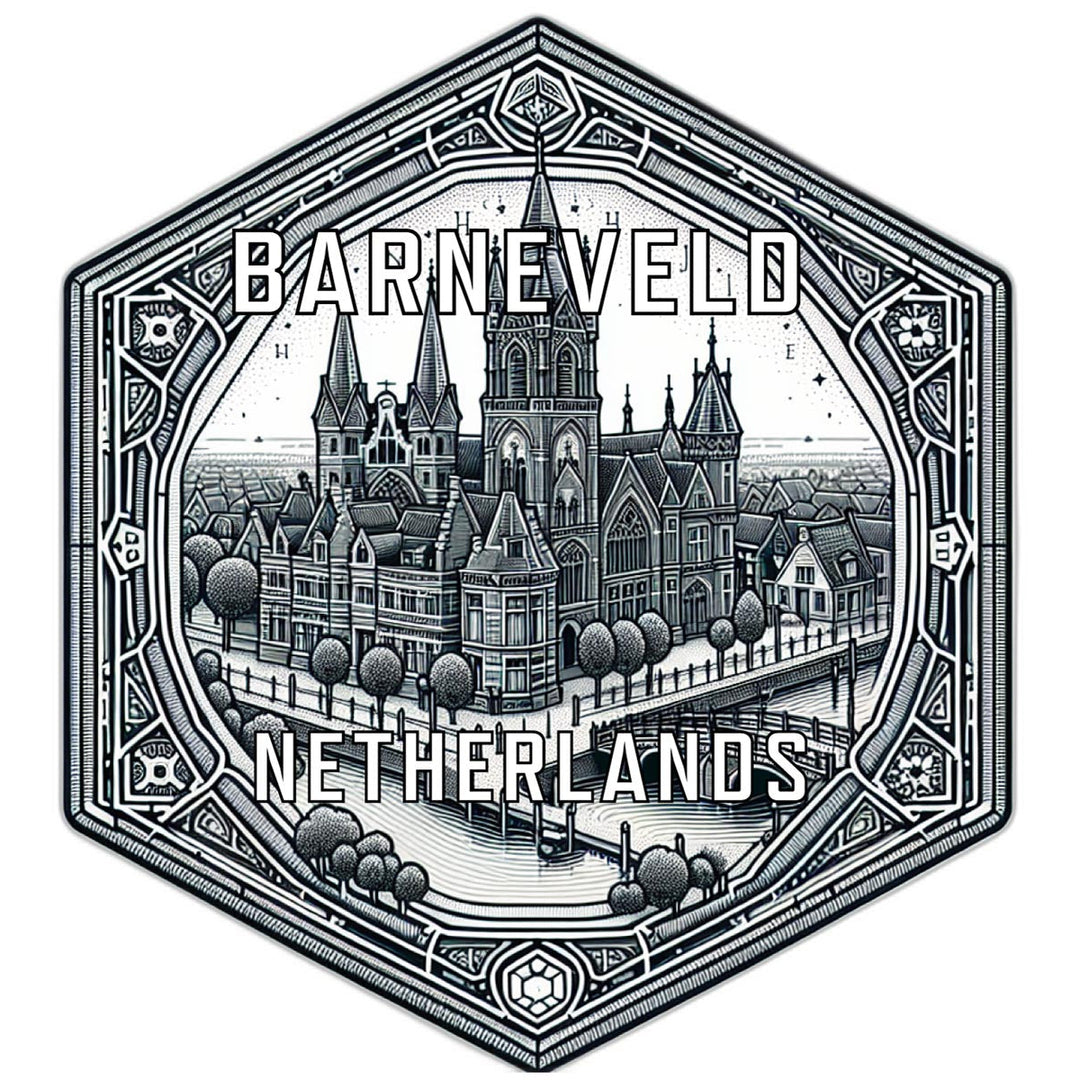 Barneveld Netherlands Travel Destination Souvenir Vinyl Decal Sticker Image 1