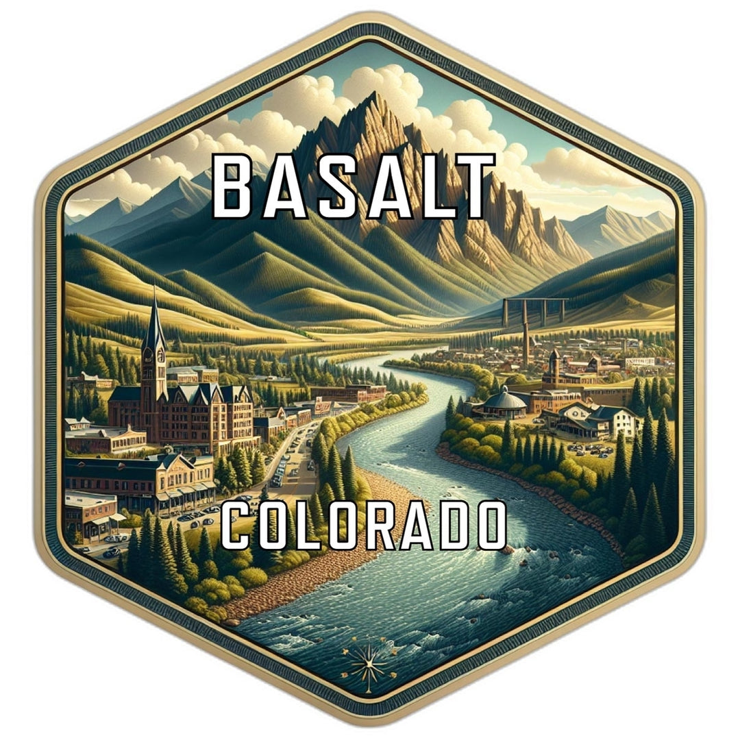 Basalt Colorado Travel Destination Souvenir Vinyl Decal Sticker Image 1