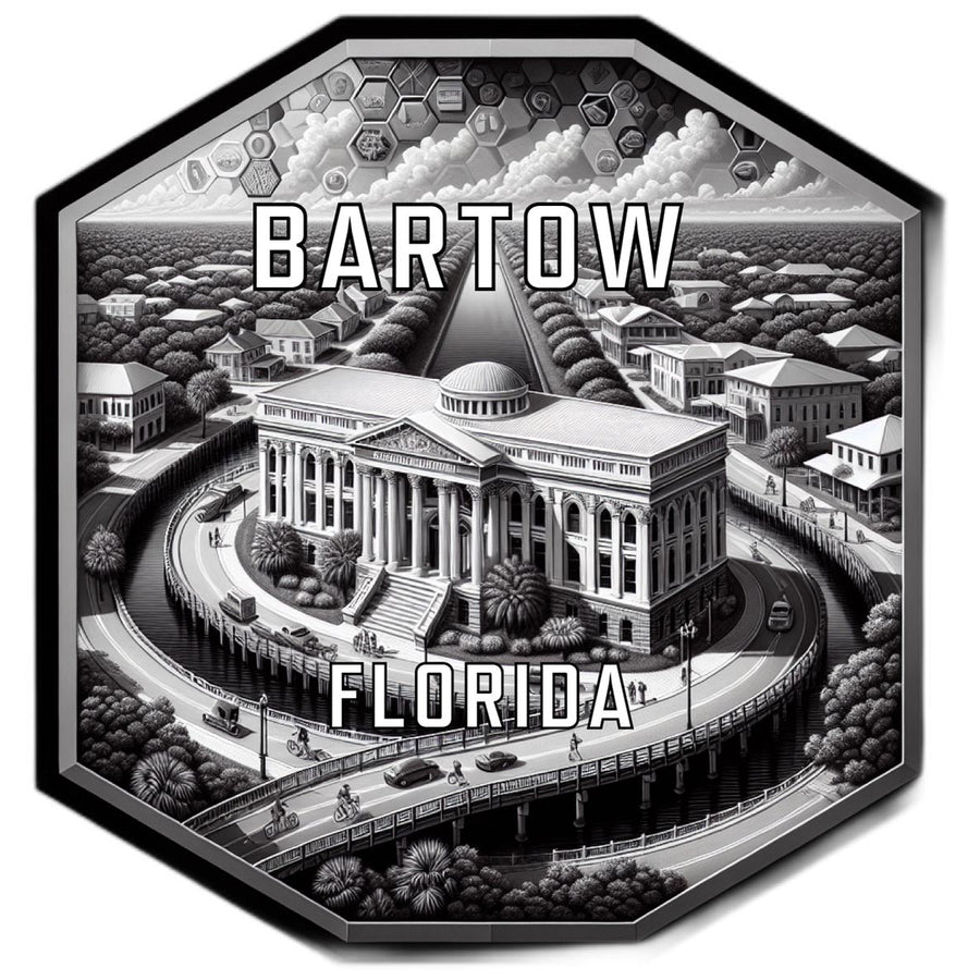 Bartow Florida Travel Destination Souvenir Vinyl Decal Sticker Image 1