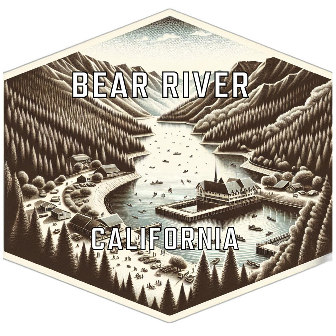 Bear River California Travel Destination Souvenir Vinyl Decal Sticker Image 1