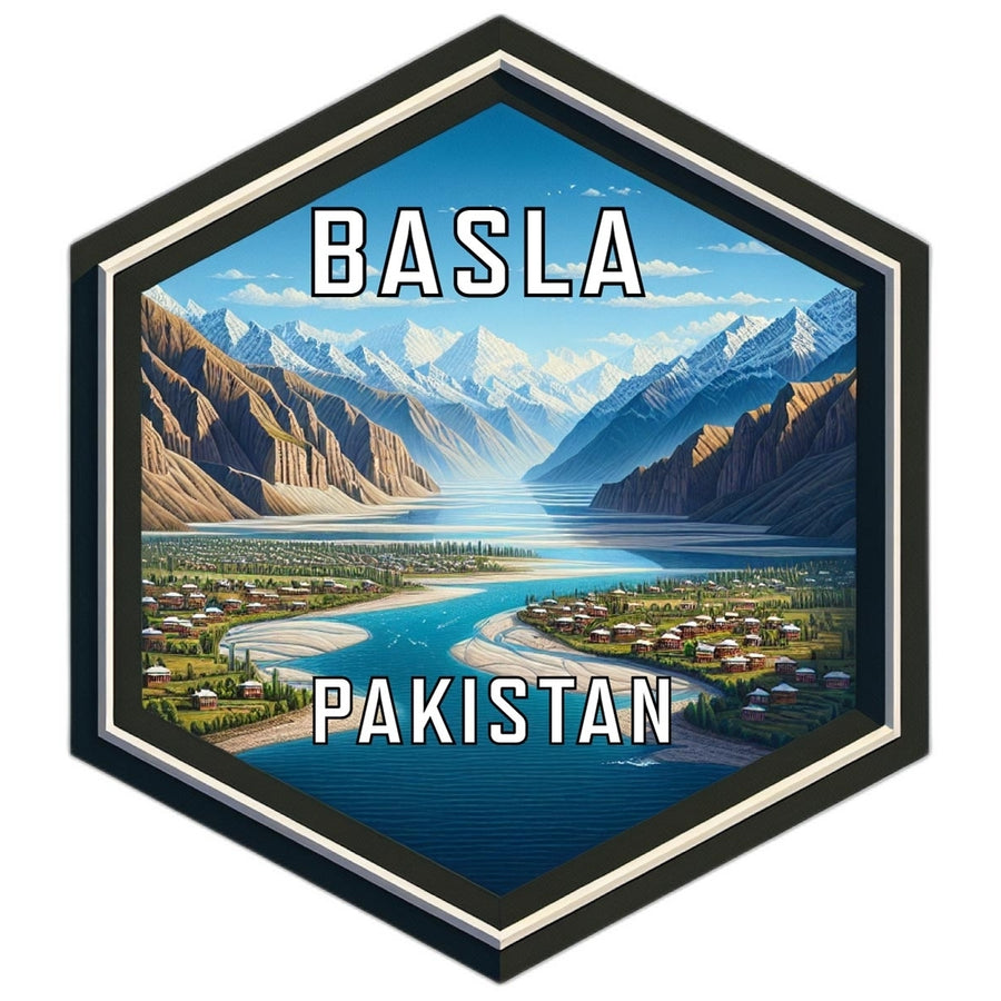 Basla Pakistan Travel Destination Souvenir Vinyl Decal Sticker Image 1