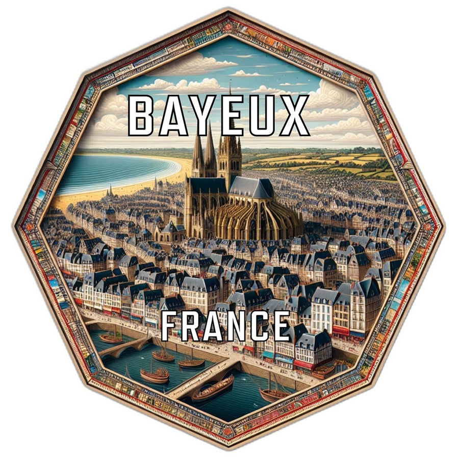 Bayeux France Travel Destination Souvenir Vinyl Decal Sticker Image 1