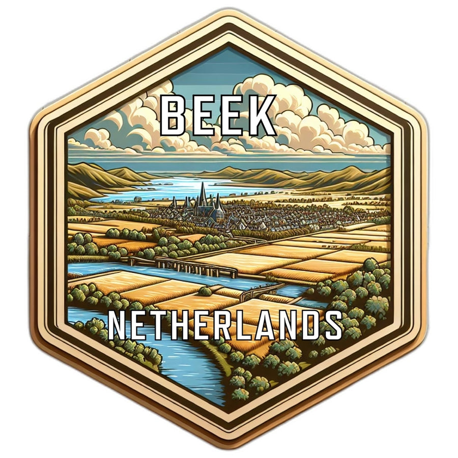 Beek Netherlands Travel Destination Souvenir Vinyl Decal Sticker Image 1