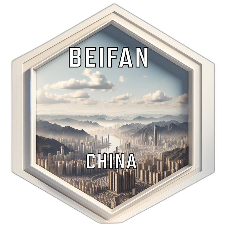 Beifan China Travel Destination Souvenir Vinyl Decal Sticker Image 1