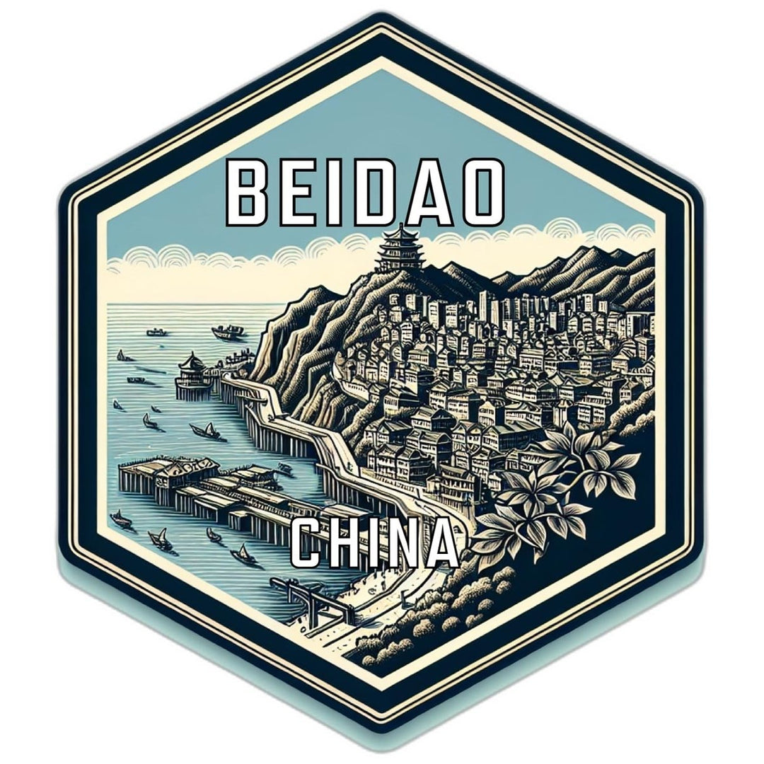 Beidao China Travel Destination Souvenir Vinyl Decal Sticker Image 1