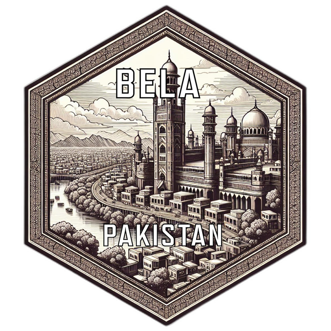 Bela Pakistan Travel Destination Souvenir Vinyl Decal Sticker Image 1