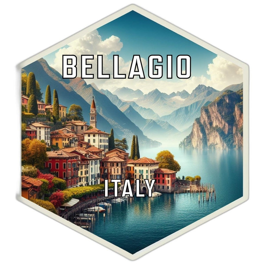 Bellagio Italy Travel Destination Souvenir Vinyl Decal Sticker Image 1